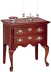 cherry nightstand two drawer